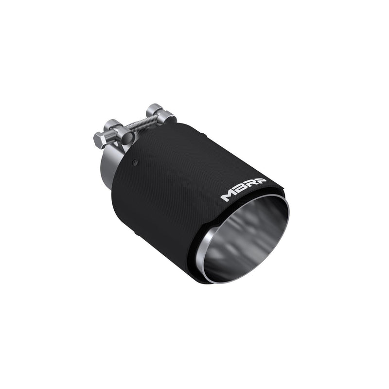MBRP Round, Carbon fiber 2.50 Inch Exhaust Tip T5176CF MBRP Exhaust Autoparts