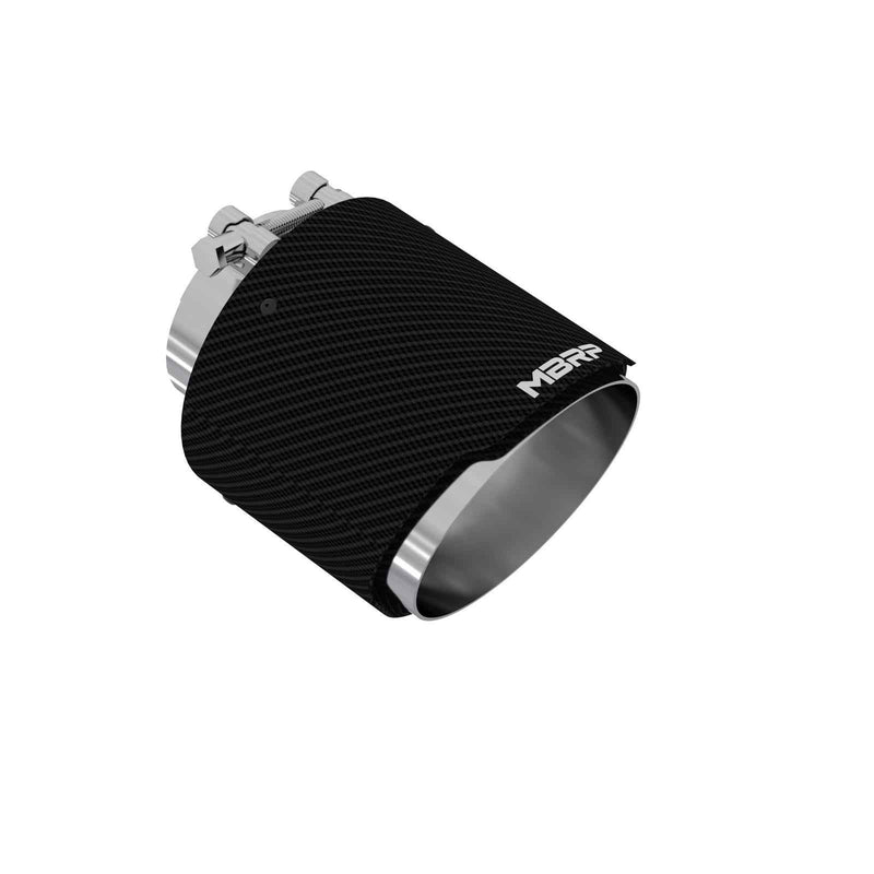 MBRP Round, Carbon fiber 3 Inch Exhaust Tip T5184CF MBRP Exhaust Autoparts