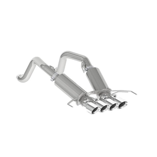 MBRP 14-19 Chevy Corvette V8 6.2L 3in T304 Dual Cat Back w/ 4in Quad Dual Wall Tips S7030304 - DSP PERFORMANCE MOTORSPORTS