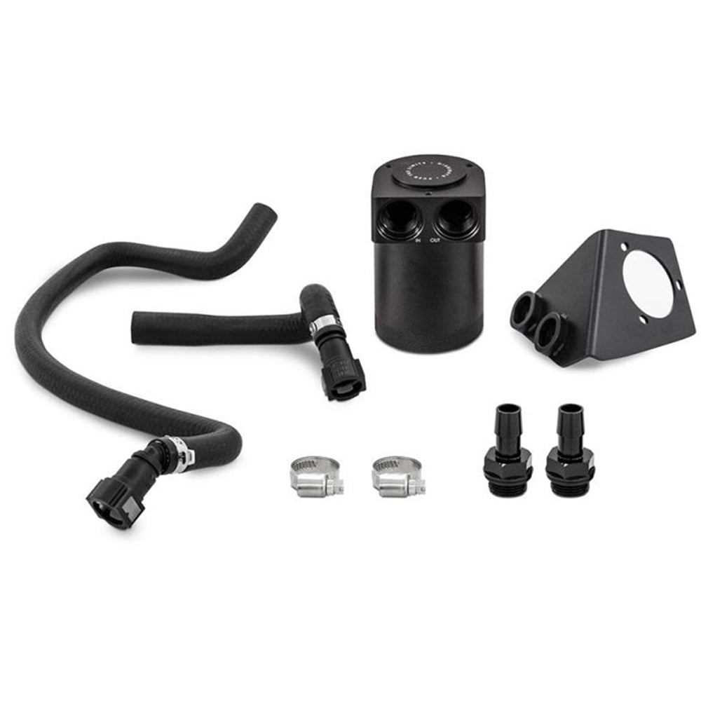 Mishimoto 2020+ Chevrolet Corvette C8 Baffled Oil Catch Can Kit (PCV Side) - Black MMBCC-C8-20P C8 CORVETTE