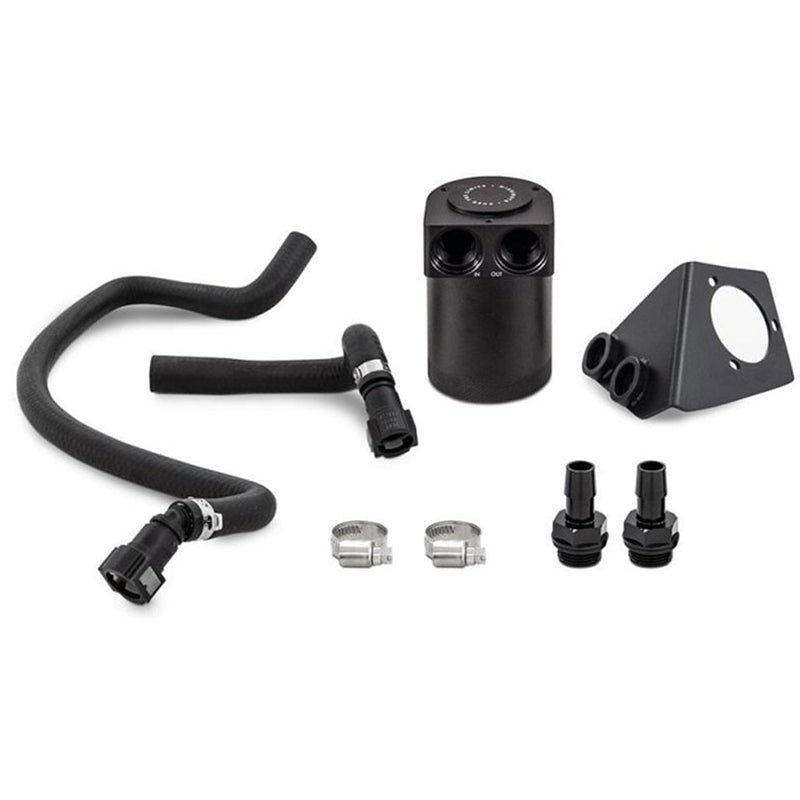 Mishimoto 2020+ Chevrolet Corvette C8 Baffled Oil Catch Can Kit (PCV Side) - Black MMBCC-C8-20P - DSP PERFORMANCE MOTORSPORTS
