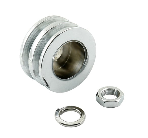 Mr. Gasket Alternator Pulley - Chrome - Double Groove MR GASKET