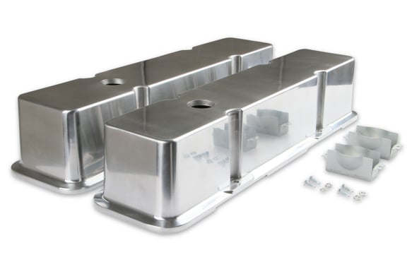 Mr. Gasket Aluminum Tall-Style Valve Covers - Polished