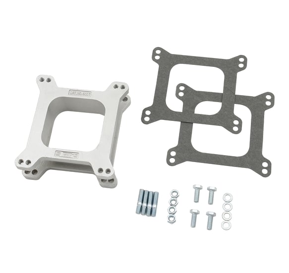 Mr. Gasket Carburetor Spacer Kit - Open Center - Aluminum - 2 Inch MR GASKET