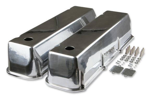 Mr. Gasket Cast Aluminum Tall Valve Covers - Polished MR GASKET