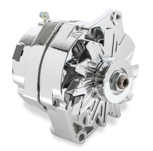 Mr. Gasket Chrome Alternator Late GM-Delco 80 Amp MR GASKET
