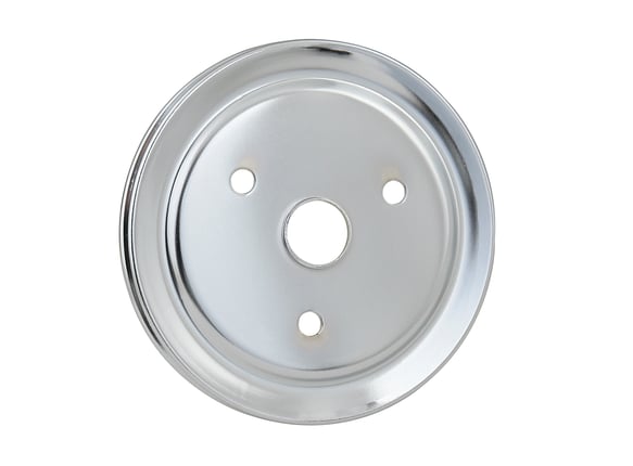 Mr. Gasket Crankshaft Pulley - Chrome - Single Groove MR GASKET