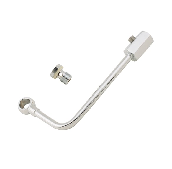 Mr. Gasket Fuel Line - Chrome