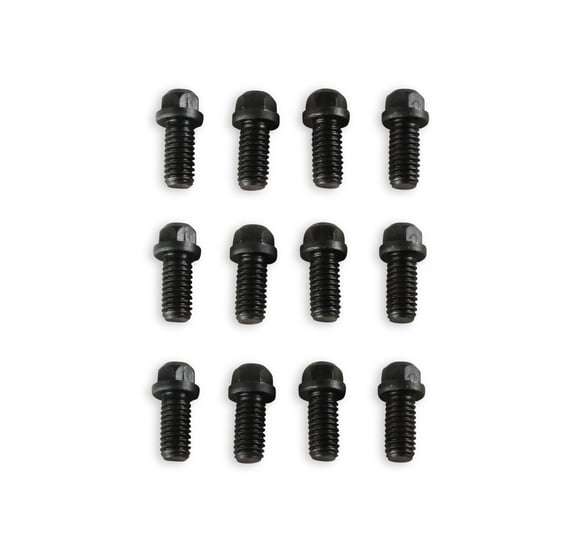 Mr. Gasket Header Bolts - 3/8-16 x 3/4 Inch Hex Head - Set of 12