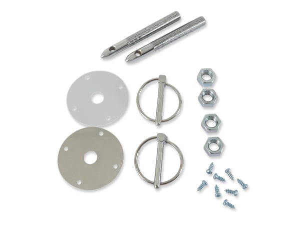Mr. Gasket Hood & Deck Pinning Kits - With Screw-On Scuff Plates MR GASKET