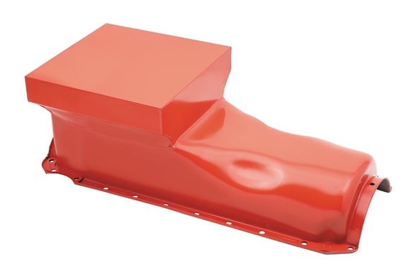 Mr. Gasket Low Profile Oil Pan - Orange