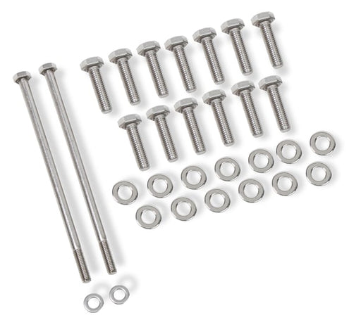 Mr. Gasket Oil Pan Bolt Set - Polished Stainless Steel MR GASKET