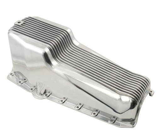 Mr. Gasket Oil Pan - Finned Polished Aluminum MR GASKET