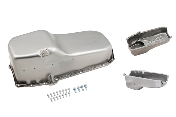 Mr. Gasket Oil Pan - Natural Unfinished Steel