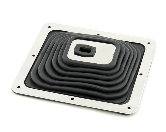 Mr. Gasket Shifter Boot - Large - 7-3/4 In X 9 In - Black - Rubber MR GASKET