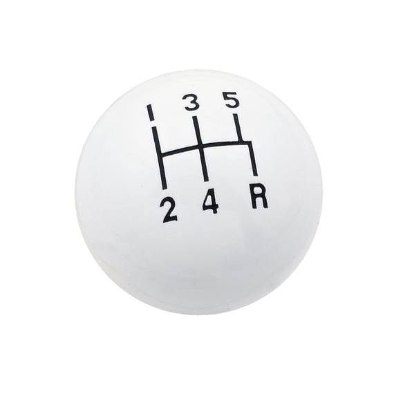 Mr. Gasket Shifter Knob - 5-Speed Pattern - White MR GASKET