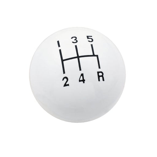 Mr. Gasket Shifter Knob - 5-Speed Pattern - White MR GASKET