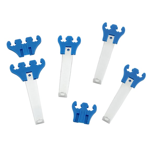 Mr. Gasket Standard Wire Loom Kit - Chrome / Blue MR GASKET