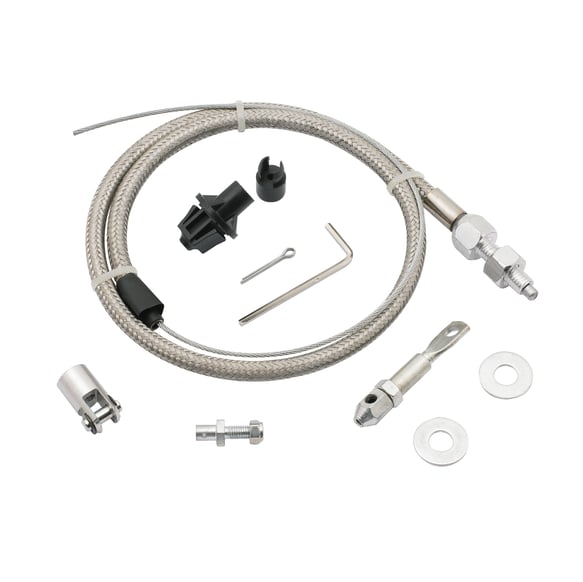 Mr. Gasket Throttle Cable Kit - Stainless Steel Braided MR GASKET