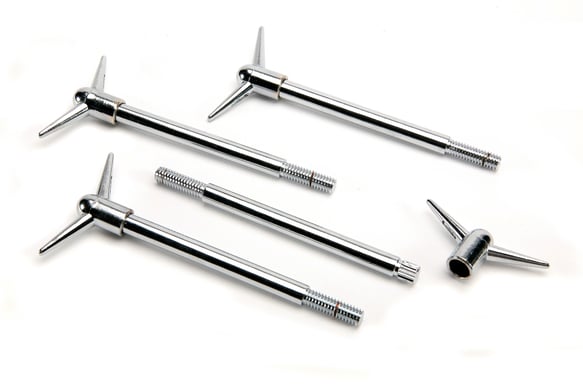 Mr. Gasket Valve Cover Y Wing Bolts - 5/16-18 x 5/8 Inch - Chrome Plated MR GASKET