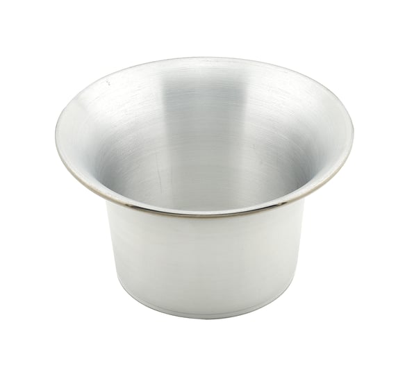 Mr. Gasket Velocity Stack - Polished Aluminum - 5 Inch Tall x 8-1/2" Diameter MR GASKET