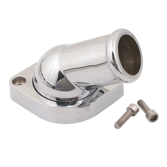 Mr. Gasket Water Neck - Swivel - 30 Degree Angle - Chrome MR GASKET