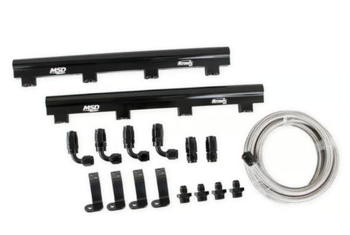 MSD Atomic EFI Billet Fuel Rails Fuel Rail Kit for LS7 Airforce Manifold 2723 - DSP PERFORMANCE MOTORSPORTS