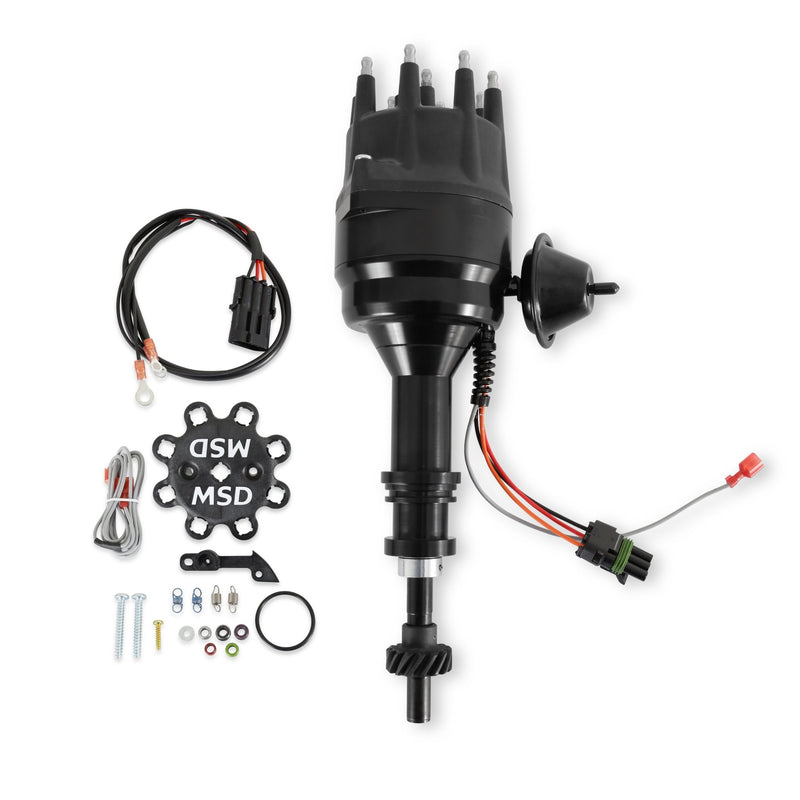 MSD Black Ford 351C - 460 Ready-To-Run Distributor MSD Autoparts