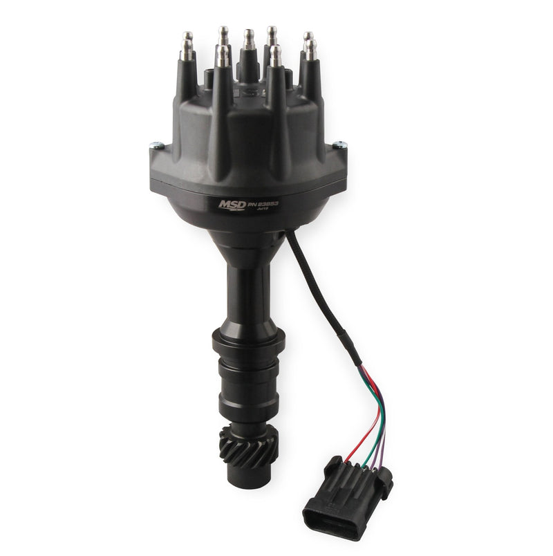 MSD Black, Oldsmobile V8 Dual Sync Distributor MSD Autoparts