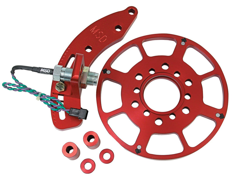 MSD Crank Trigger Wheel Kit - Flying Magnet - Pontiac V8 MSD Autoparts