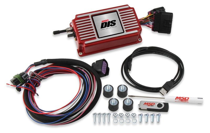 MSD DIS Direct Ignition System Control Box - Red MSD Autoparts