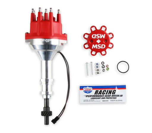 MSD Distributor, Ford 351W, Billet, Small Cap, Steel Gear MSD Autoparts