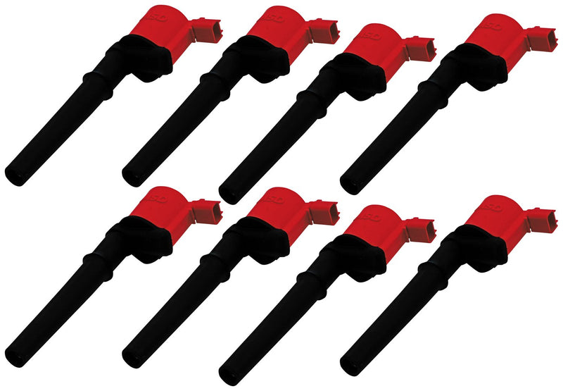 MSD Ignition Coil - Blaster - Ford 4-Valve V8 - Red - 8-pack MSD Autoparts