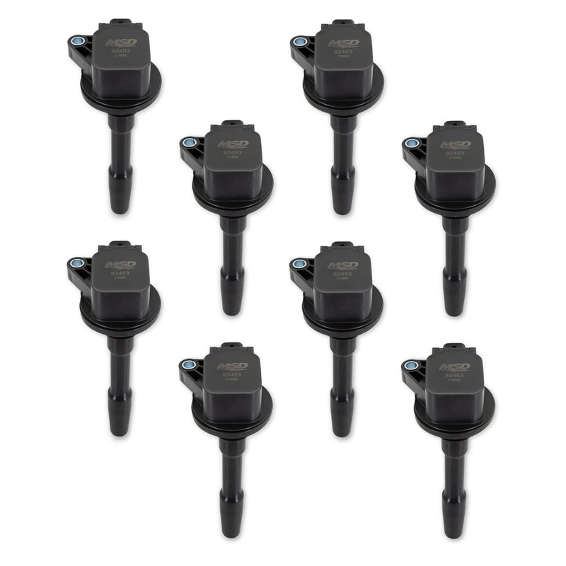 MSD Ignition Coil - Blaster - Ford 5.2L - V8 - SuperCharged - Black - 8 Pack MSD Autoparts