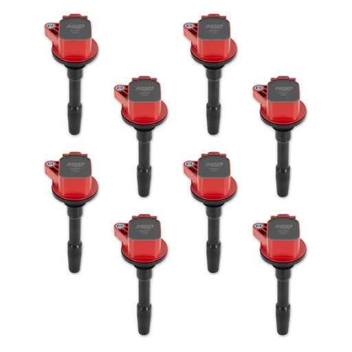 MSD Ignition Coil - Blaster - Ford 5.2L - V8 - SuperCharged - Red - 8 Pack MSD Autoparts
