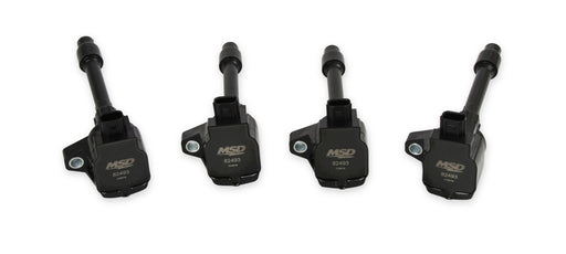 MSD Ignition Coil - Blaster Series-Honda 1.5L/2.0L/2.0L Turbo 4-cyl-Black-4-Pack MSD Autoparts