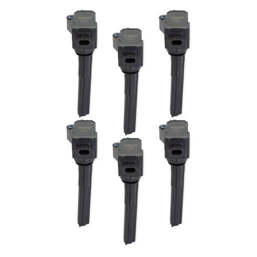MSD Ignition Coil - Ford EcoBoost - 2.7L / 3.0L V6 - Black - 6-Pack MSD Autoparts