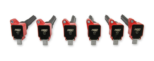 MSD Ignition Coil - Ford EcoBoost - 3.5L V6 - Red - 6-Pack MSD Autoparts
