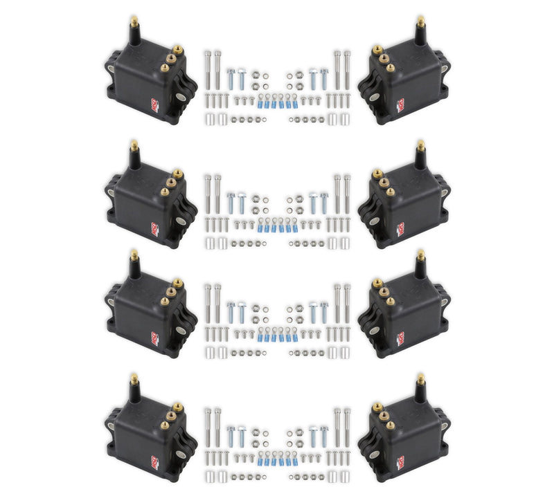 MSD Ignition Coil - High Output - Black - 8-Pack MSD Autoparts