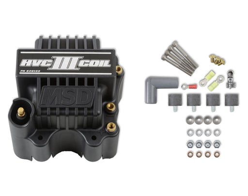 MSD Ignition Coil - HVC-3 Series - Black MSD Autoparts