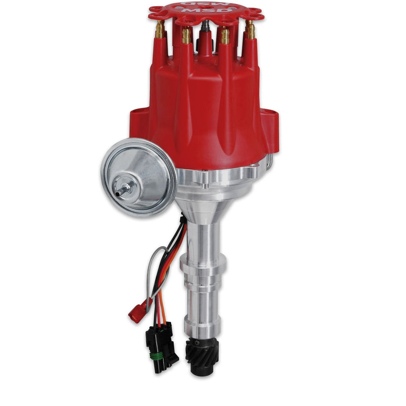 MSD Ready-To-Run Distributor - Buick 400-430-455 V8 - Red MSD Autoparts