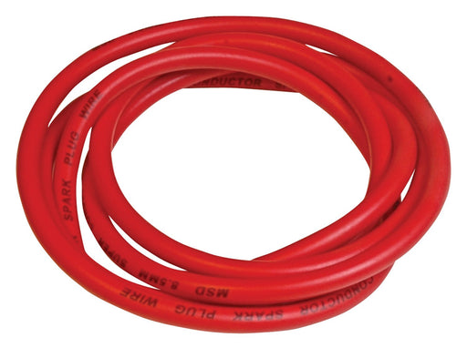 MSD Spark Plug Wire - Super Conductor - 8.5mm - Red - Bulk MSD Autoparts