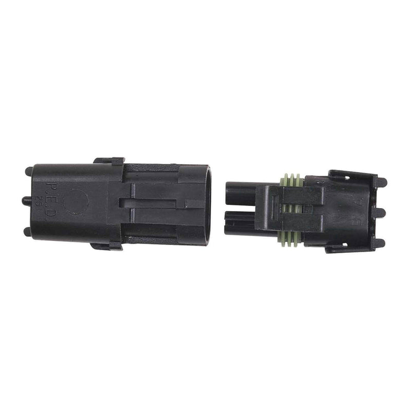 MSD Weathertight Connector - 2-Pin - Qty 1 MSD Autoparts