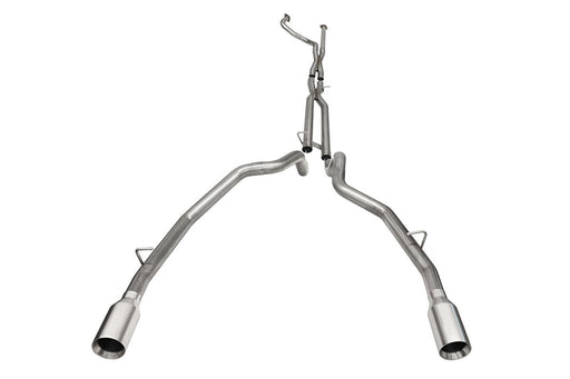 Muffler Delete / 3.0 in Cat-Back DRE 5.0 in Single Tips | 2021-2024 RAM 1500 TRX 6.2L 145WB (21190) Corsa Autoparts