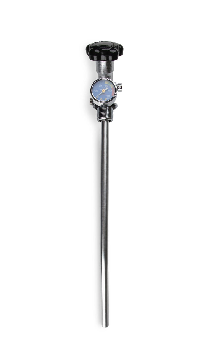 NOS 10 lb. Bottle Super Hi-Flow Valve Assembly with Siphon Tube and Blue Gauge NOS Autoparts