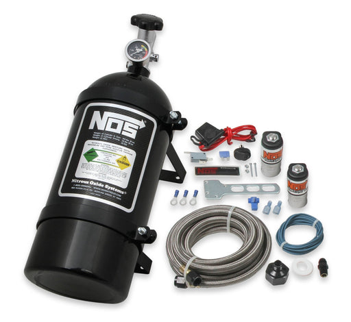NOS Powershot Wet Basic Nitrous Kit without Injector Plate - Black NOS Autoparts