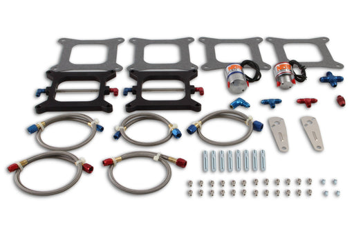 NOS Pro-Shot Fogger "Upgrade Kit" Cheater Nitrous System - 4150 Holley Square Flange x 2 NOS Autoparts
