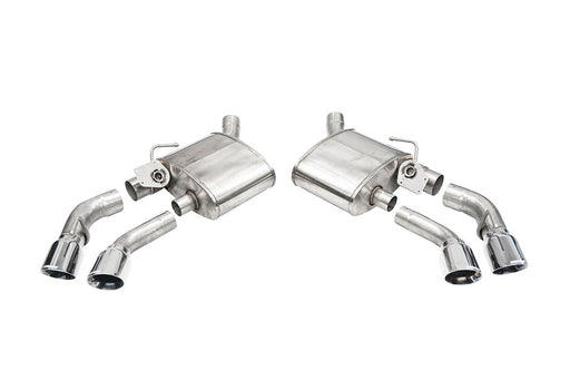 PLEASE NOTE: Pictures are repsentative of style, and may be generic. Corsa Variable Sound Axleback Exhaust for NPP (Polished Tips) - 2016+ Camaro SS & ZL1 (6.2L V8) - (14789) Corsa Autoparts