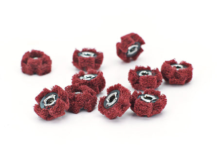 3/4" Medium Cross Buffs; 10 pack