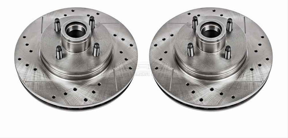 PowerStop Evolution Drilled and Slotted Rotors for 1987-1993 MUSTANG - AR-8126XPR